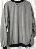 Sun Mountain Lightweight Jacket V Neck Pullover Gray & Black Mens M