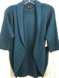 Forever 21 Dark Teal half Sleeve Cardigan Sweater Ladies SP