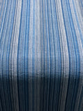 Sonoma Life & Style Table Runner Blue White Stripes