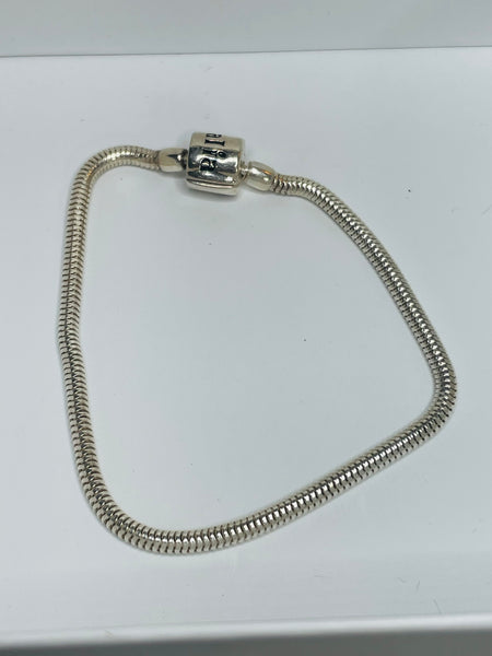 Halia Sterling Silver 925 Clamp Silver Rope Bracelet