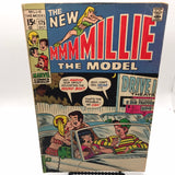 Comic Book: MARVEL COMICS 1968 The New Millie The Model 4 Book Set #156, 165, 167, 175  WORN