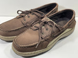 Sperry Leather Boat Shoes Dark Brown Boys 6M LT WEAR