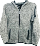 ZeroXposur Full Zip Hooded Jacket Heather Gray Girls L 14/16