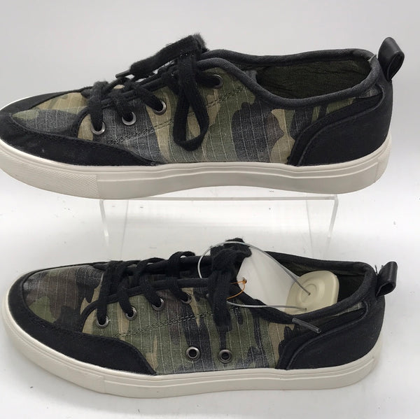 West Harris Green Camo Shoe Girls 5