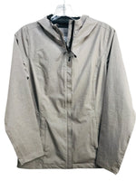 32 Degrees Cool Windbreaker Jacket Full Zip Gray Ladies Sm