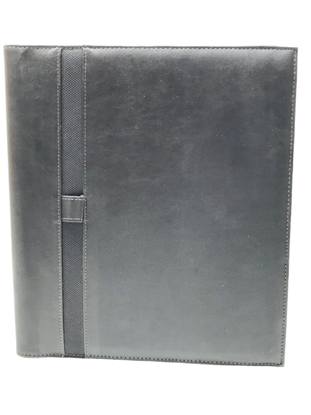 Day-Timer Black Leather Bound Planner Organizer Folio