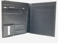 Day-Timer Black Leather Bound Planner Organizer Folio