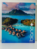 UNCOUNTED / OPEN BOX Blanc Puzzles Bora Bora 500 PC Puzzle