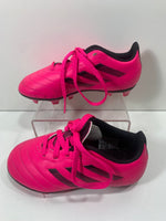 EUC Adidas Soccer Cleats Bright Pink Girls 10