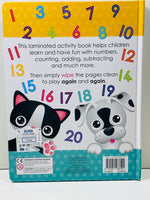 Fun with Numbers Write & Wipe Activity Book with Black Marker