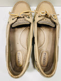 Sperry Top Sider Tan Leather Shoes Ladies 6.5