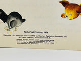 Vintage Book Forty-First Printing 1978 Little Golden Book The Pokey Little Puppy