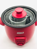 TESTED Dash Mini Rice/Food Cooker Steamer Red