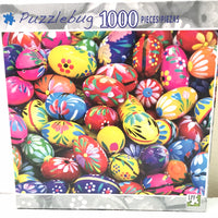 OPEN BOX UNCOUNTED PUZZLE: 1000 PC Puzzlebug Handcrafted Easter Eggs