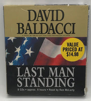 AUDIO BOOK ON CD - DAVID BALDACCI - Last Man Standing