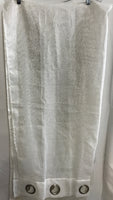 Shimmery Sheer Curtain Panel Set 2 pcs