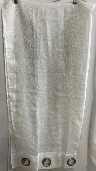 Shimmery Sheer Curtain Panel Set 2 pcs