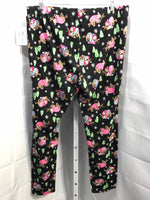 No Boundaries Christmas Leggings Black with Sleeping Sloths Juniors 2x 19