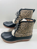 NWOT! Simply Southern Leopard Spot Duck Boots Ladies 9