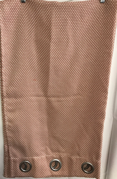 Copper & Cream Curtain Panel Set 2 pcs 32" x 64"