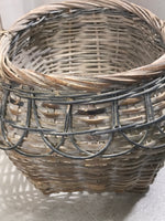 Woven Basket w/ Handle 17" x 13" x 10" (Local Pick Up)