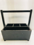 Black Wooden Accessories / Craft Box SHOWS WEAR 14" x 12"