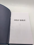 Bible Blue Leathersoft Cover NIV MISSING Dedication Page