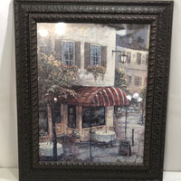 Chuck's Coffee House Framed Wall Art  25" x 21"