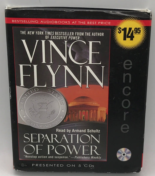 AUDIO BOOK ON CD - VINCE FLYNN - Seperation of Power