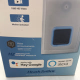 NEW OPEN BOX HZ Connect Wired Video Doorbell Wifi Google, Alexa