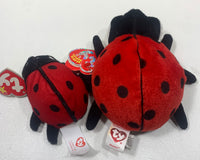 2008 TY Beanie Baby 2.0 MAIDEN Lady Bug with McDonalds TEENIE BEANIE MAIDEN