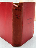 Vintage Book 1933 Anthony Adverse Red hard Cover Book by Hervey Allen