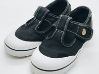 Vans Mary Jane Style Black & White Girls Toddler 10 LT WEAR on HEART