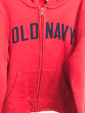 Old Navy Red Zip-Up Jacket Boys 6-7