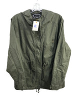 Ambiance Jacket Utility Cargo Style Olive Green Ladies 1XL