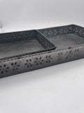 2 pc Metal Tray Organizer 2 pcs 16" x 6", 5" x 5"