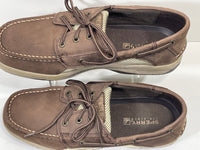 Sperry Leather Boat Shoes Dark Brown Boys 6M LT WEAR