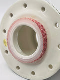 Ceramic White Floral Candle Shade 4" x 6"