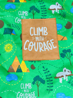 Girl Scouts Canvas Bag Green Koalas CLIMB WITH COURAGE