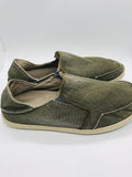 Olukai Nohea Olive Green Canvas Shoes Mens 10