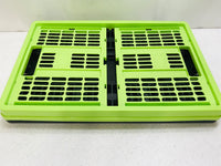 Clever Crates Collapsible Utility Box SHOWS WEAR Black & Green