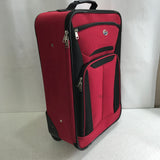 American Tourister Carry On Luggage Red Rolling LT WEAR LT STAINING LOCAL PICK UP