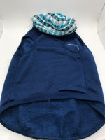 Top Paw Blue Hooded Pet Shirt M