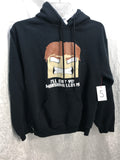 Graphic Hoodie Black Mindcraft Image I'll Eat Yo Marshmallows  Juniors S / Boys M