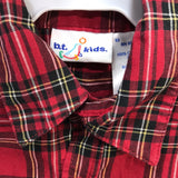 B.T. Kids Red Plaid Shirt Boys 3T