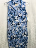 Expressions Dress Blue Hawiian Tank Dress Ladies 8