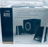 NEW! Altec Lansing 2.1 Speaker System with Subwoofer