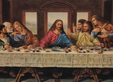 OPEN BOX UNCOUNTED Puzzle: 500 pc The Last Supper 3 Feet Long!