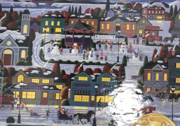 uncounted puzzle 1000 pc home town collection Christmas Town