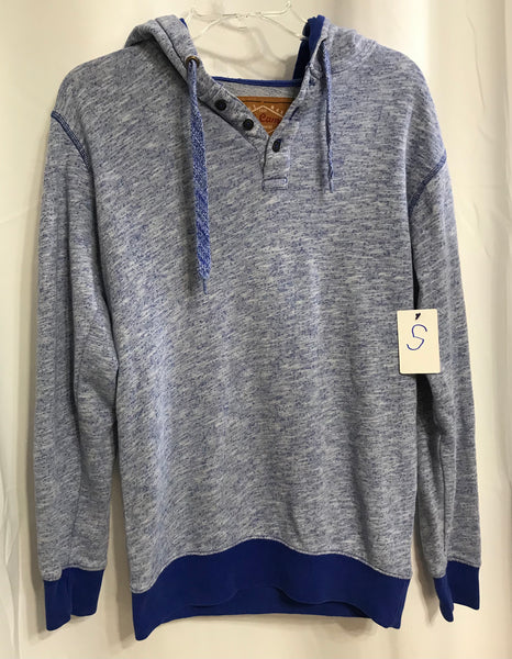 Red Camel Blue Two Tone Hooded Shirt Ladies S